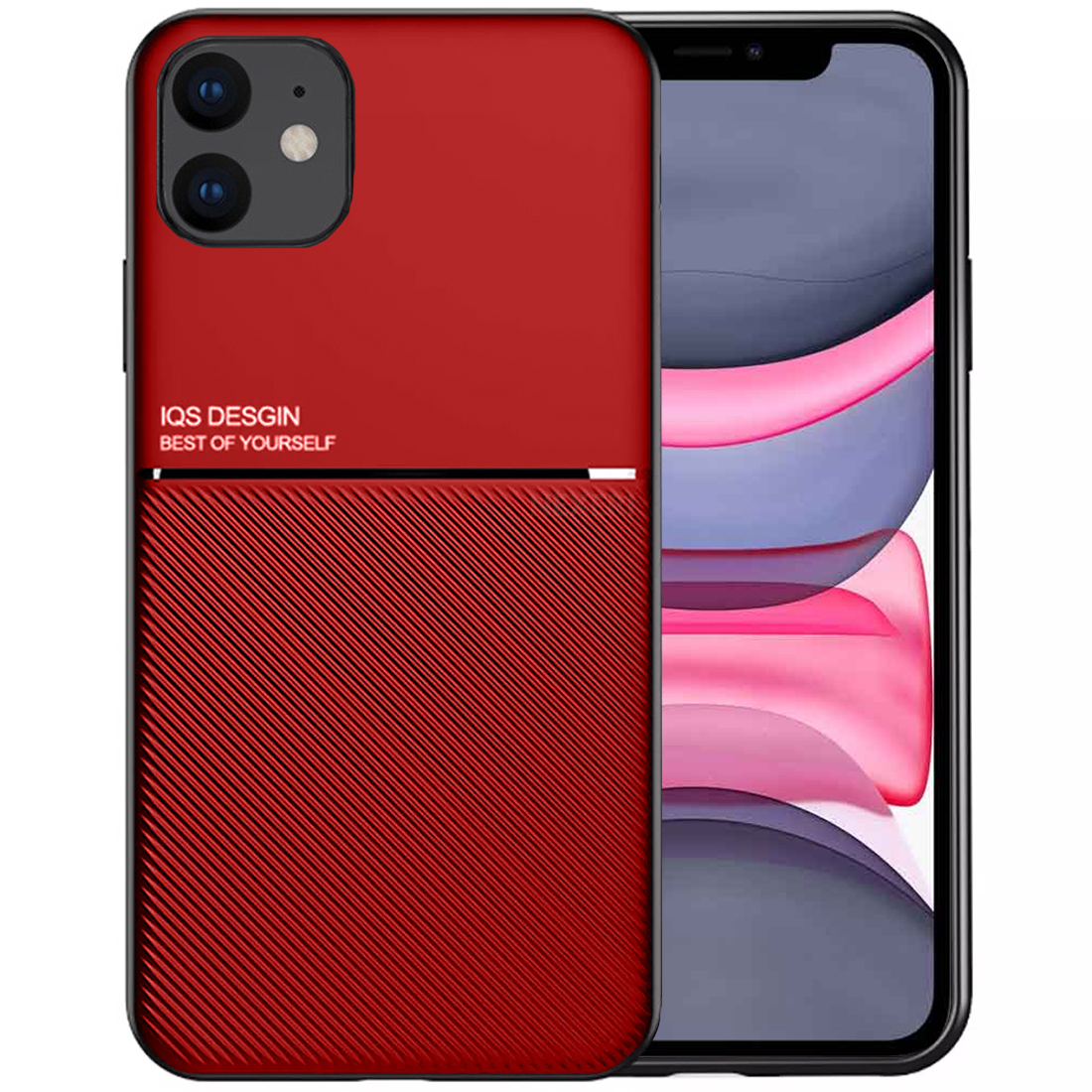 iPhone 11 Nexeri Biznes mágneses tok piros
