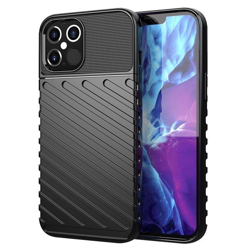 Samsung A52 4G/5G Thunder fokozott védelmet biztosító flexibilis TPU tok fekete