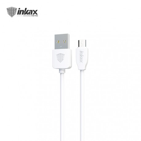 INKAX CK-60 MICRO USB 1M ADATKÁBEL - FEHÉR