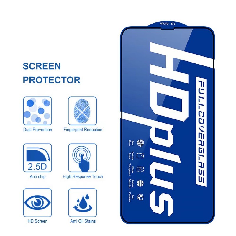 Samsung A52 LITO HD PLUS 2.5D FULL ÜVEGFÓLIA - FEKETE