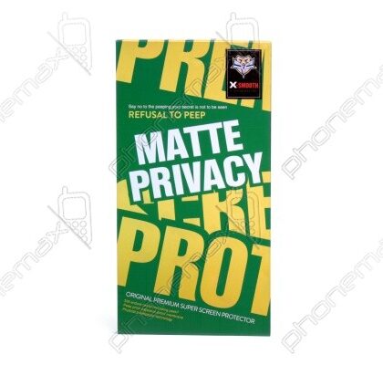 FMF PRIVACY IPHONE XS MAX 6.5 / 11 PRO MAX 6.5 MATT ÜVEGFÓLIA FEKETE