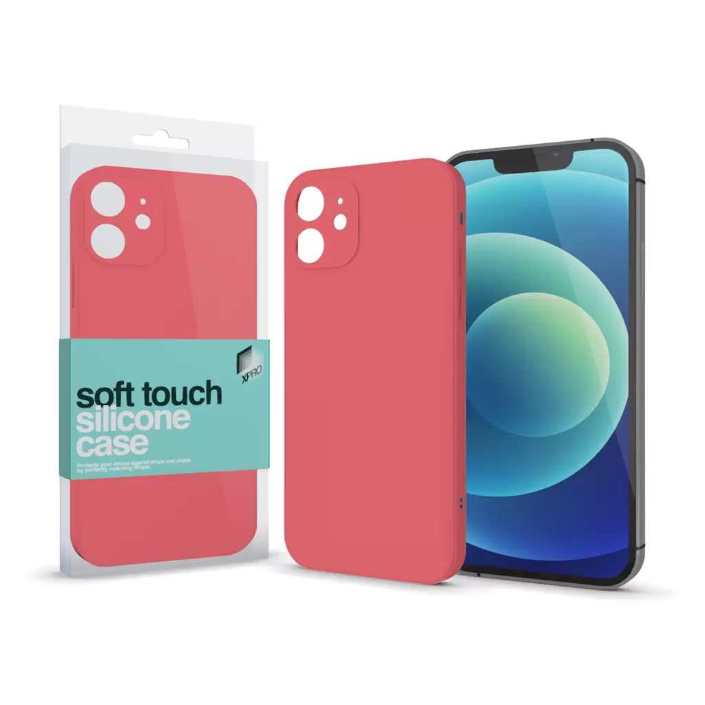 XPRO Soft Touch szilikon tok Slim sötétrózsaszín Xiaomi Redmi Note 11 5G készülékhez