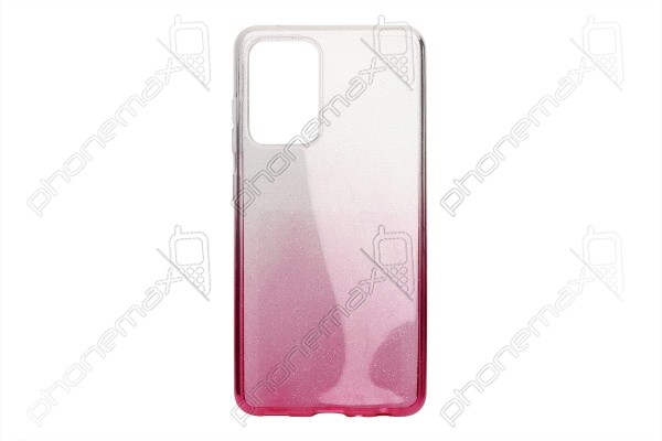 SZÍNÁTMENETES CSILLOGÓS TPU TOK SAMSUNG GALAXY S22 PIROS