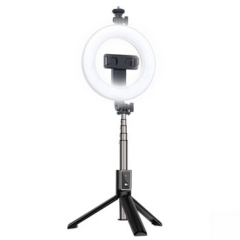 Selfie bot bluetooth távirányítóval, körfénnyel és tripod állvánnyal P40D-2