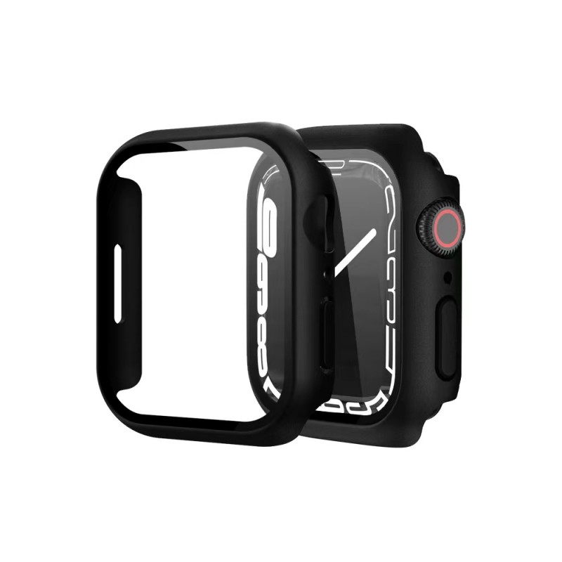 Apple iWatch 7/8 41mm Lito S+ Üveg Előlap - Fekete