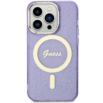 EREDTI GUESS KEMÉNYTOK CSILLOGÓ MAGSAFE KOMPATIBILIS -IPHONE 11/ XR- LILA