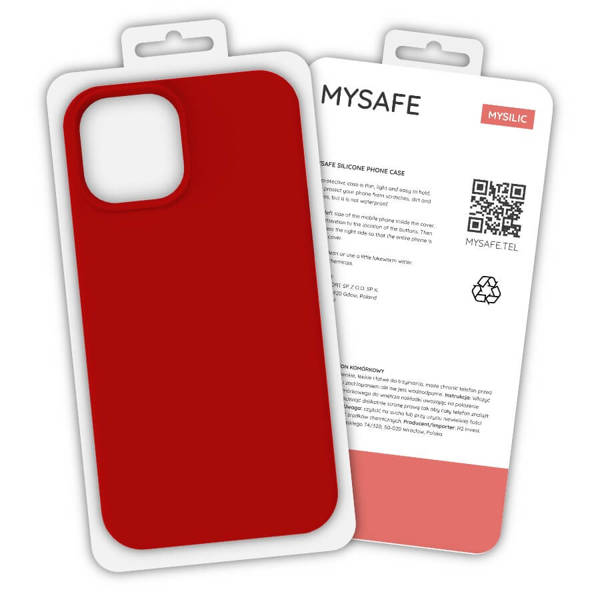 iPhone 12 Mini mágneses szilikon tok, Piros