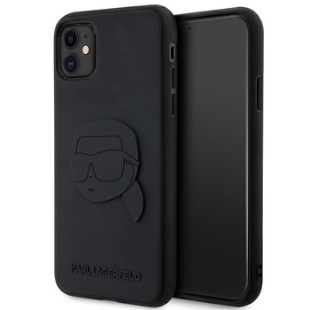 KARL LAGERFELD - Szilikon Karl's Head tok KLHCN61SLKHBK Iphone 11 fekete