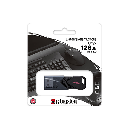 Kingston 128GB DataTraveler Exodia Onyx fekete pendrive