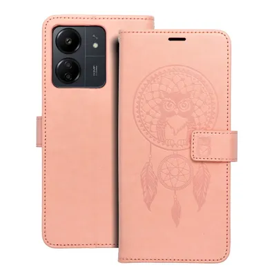 Xiaomi Redmi Note 13 4G Forcell MEZZO álomfogó mintás fliptok barack