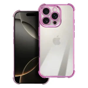 iPhone 17 Electro AntiShock tok átlátszó, pink