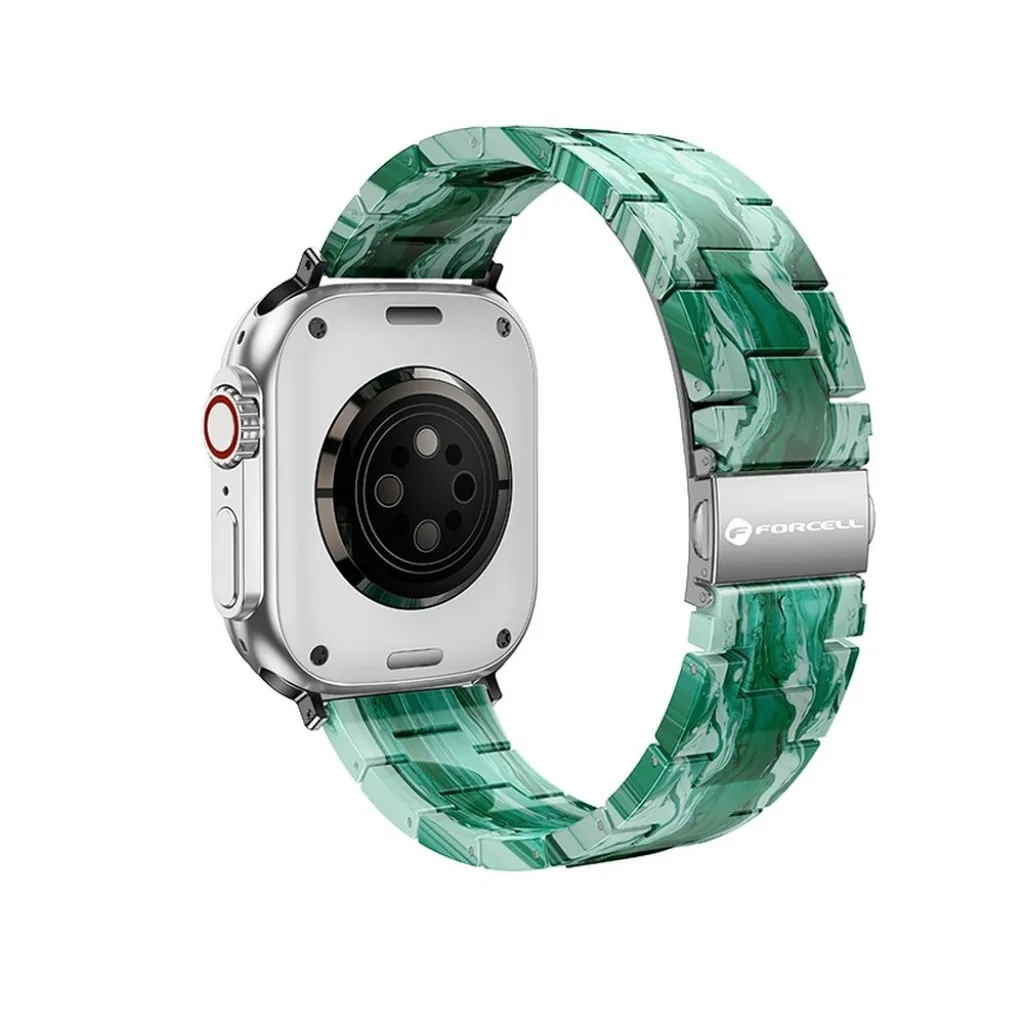 FORCELL F-DESIGN FA04 márvány textúrájú gyanta szíj APPLE Watch 38 / 40 / 41 mm-hez
