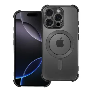 ANTISHOCK ELECTRO tok iPhone 16 Pro-hoz kompatibilis MagSafe-fel fekete tok