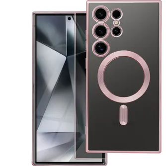 ELECTRO MAG COVER tok kompatibilis MagSafe rendszert támogató SAMSUNG S24 FE rosegold