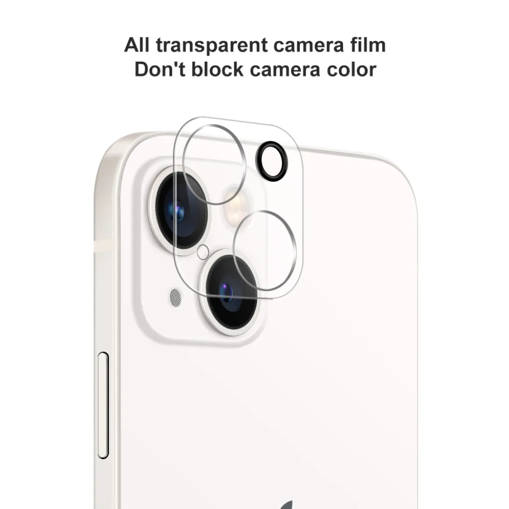 iPhone 14 / 14 Plus / 15 / 15 Plus kameralencse védő üvegfólia