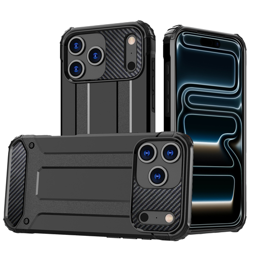 Armor Carbon tok iPhone 17 Pro Max fekete
