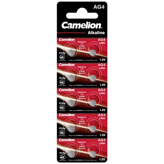 CAMELION alkáli gombelem 1.5V AG4/LR66/LR626/377-BP2
