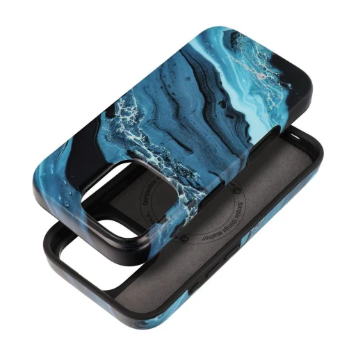 FORCELL F-PROTECT Mirage, katonai törésálló tok MagSafe kompatibilis IPHONE 15 PRO mély tenger színben tok