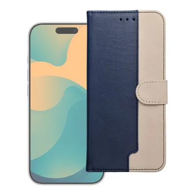 Flip Tok Xiaomi Redmi NOTE 15 PRO PLUS 5G Split Book Kék és krém