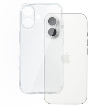 Apple iPhone 17 átlátszó vékony szilikon tok (2mm) kamera védelemmel