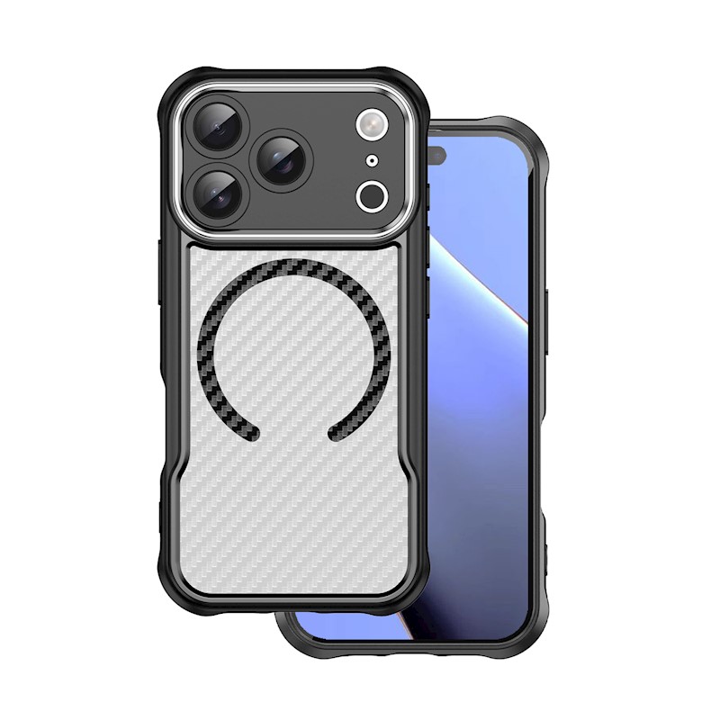Defender Carbon Mag tok iPhone 17 Pro 6,3" fekete