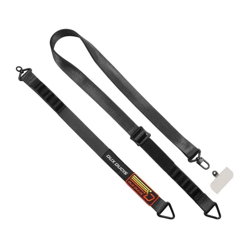 DUX DUCIS Outdoor Cross Body - keresztpántos telefonpánt - fekete
