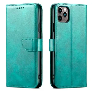 Marva Wallet Honor X5C oldalra nyíló bőr könyvtok szilikon belsővel zöld