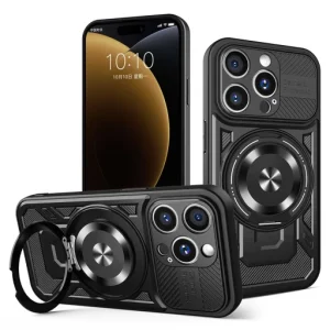 iPhone 15 Pro Max Fekete Techsuit RuggedCam tok