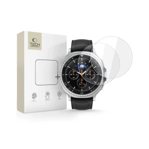 TECH-PROTECT Glass Fit+ edzett kijelzővédő SAMSUNG GALAXY WATCH 8 Classic (46 MM) készülékhez átlátszó