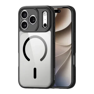 Dux Ducis AIMO Mag iPhone 17 Pro Max / 18 Pro Max tok - Kompatibilis MagSafe - Fekete tok
