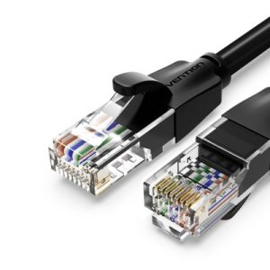VENTION IBEBF CAT.6 UTP PATCH KÁBEL 1 MÉTER FEKETE