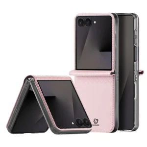 SAMSUNG Z Flip 8 rózsaszín DUX DUCIS BRIL tok