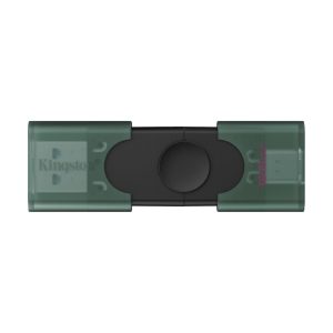 Kingston 128GB DataTraveler Duo Fekete/zöld