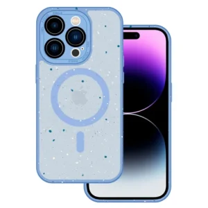 Tel Protect Mágneses Splash Matt tok iPhone 15 Pro Max Világoskék