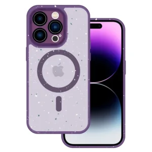 Tel Protect Mágneses Splash Matt Tok iPhone 15 Pro Max Lila