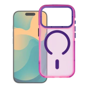 Samsung A57 rózsaszín Forcell F-Protect Vivid Premium MagSafe-kompatibilis tok