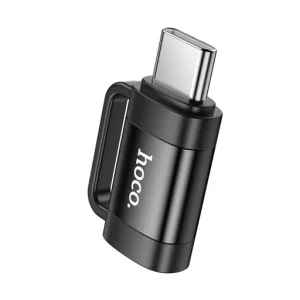 Adapter OTG USB C - Lightning Hoco 3A UA31E fekete