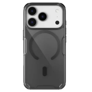 Apple iPhone 17 Pro Átlátszó Fekete Nillkin Nature TPU PRO Mágneses tok