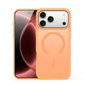 iPhone 18 Pro Max / 17 Pro Max narancssárga DUX DUCIS YIND MagSafe-kompatibilis tok, nyitott gyűrűs változat