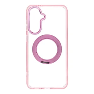 iPhone 14 Frame Circle Stand MagSafe-kompatibilis Rózsaszín