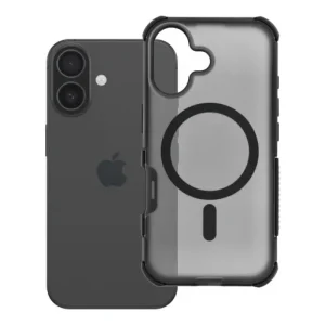 iPhone 16 Forcell F-Protect BumperX Premium MagSafe kompatibilis fekete tok