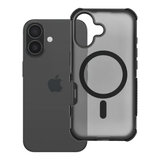 iPhone 16 Forcell F-Protect BumperX Premium MagSafe kompatibilis fekete tok