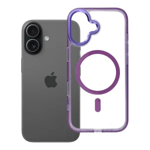 iPhone 17 Frame Clear Hybrid Mag Cover MagSafe Lila