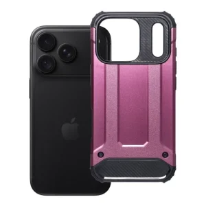iPhone 17 Pro / 18 Pro sötét cseresznye Armor tok