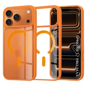 iPhone 17 Pro Max Narancssárga Techsuit - MagSafe Pro tok