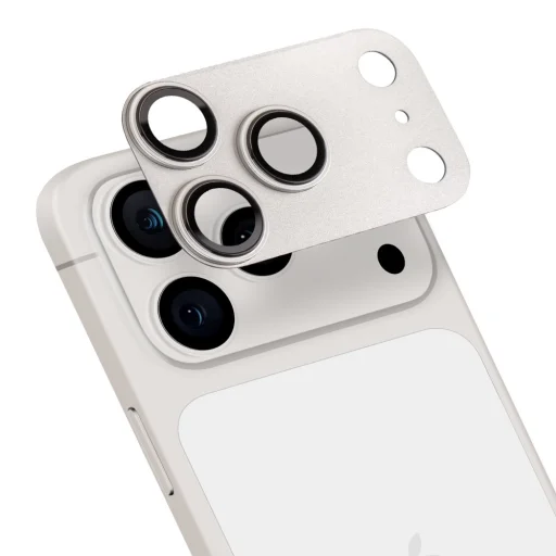 Apple iPhone 17 Pro Max ezüst OBAL:ME alumínium kamerasziget- és kameralencse-védő