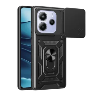 Xiaomi Redmi Note 14 5G Fekete Techsuit CamShield sorozat tok